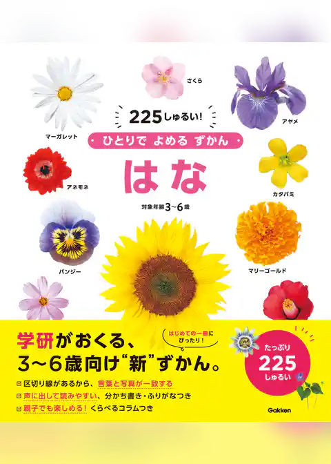 ひとりでよめるずかん はな