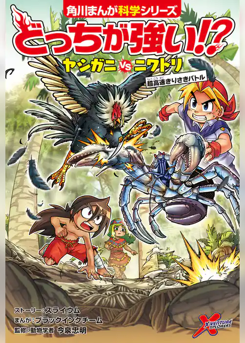 どっちが強い!?　ヤシガニvsニワトリ　超高速きりさきバトル
