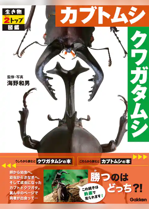 生き物2トップ図鑑 カブトムシ クワガタムシ
