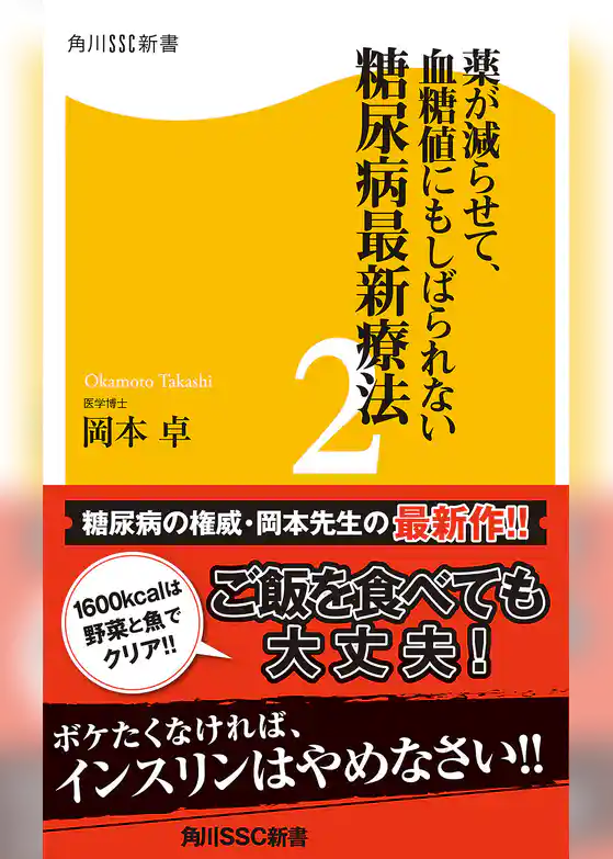 薬が減らせて、血糖値にもしばられない　糖尿病最新療法２