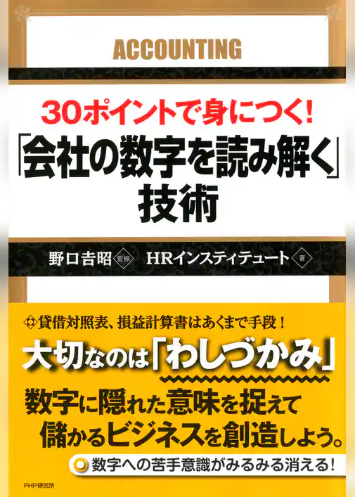 30ポイントで身につく！ 「会社の数字を読み解く」技術