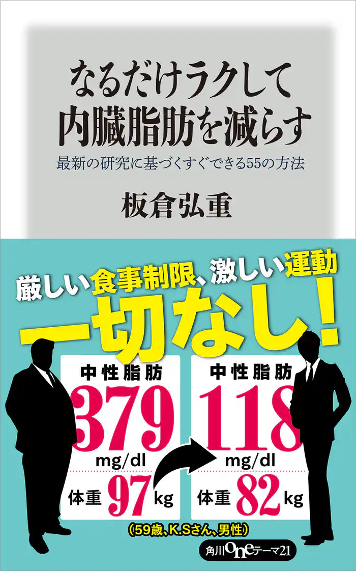 なるだけラクして内臓脂肪を減らす 最新の研究に基づくすぐできる55の方法