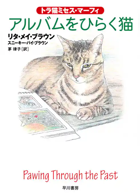 アルバムをひらく猫