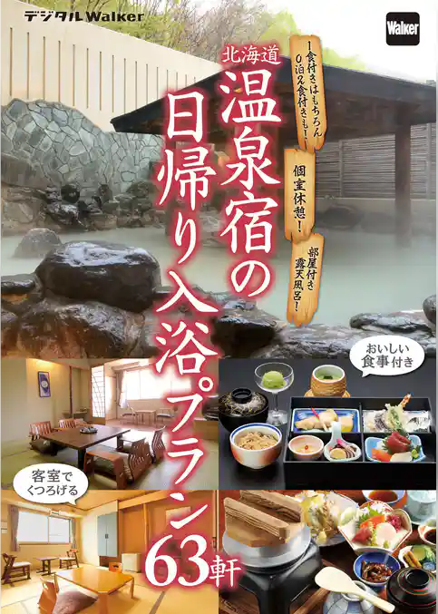 北海道 温泉宿の日帰り入浴プラン63軒