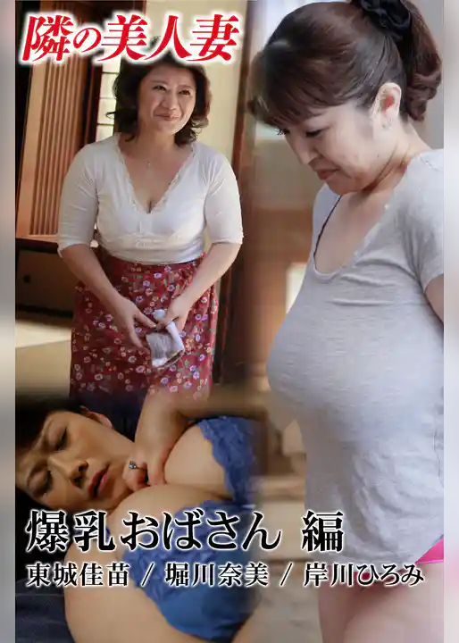 隣の美人妻 東城佳苗 堀川奈美 岸川ひろみ 爆乳おばさん 編