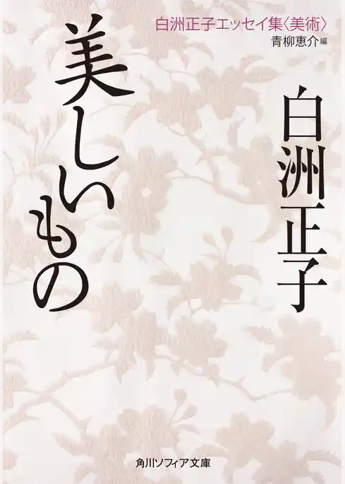美しいもの　白洲正子エッセイ集<美術>