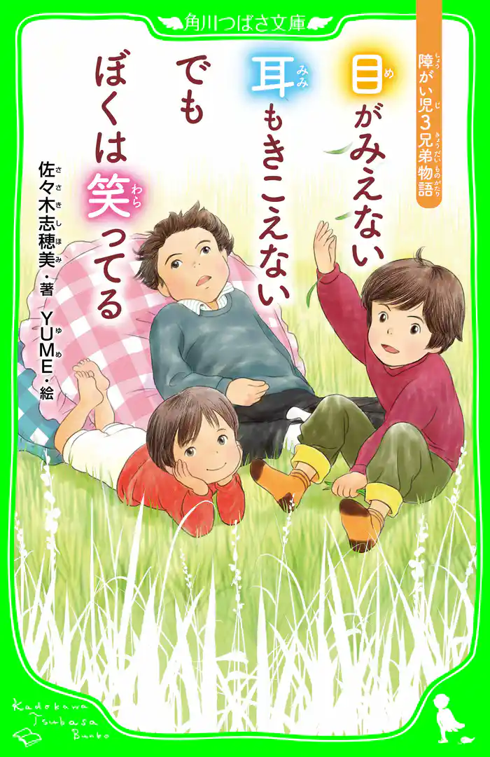 目がみえない 耳もきこえない でもぼくは笑ってる 障がい児3兄弟物語