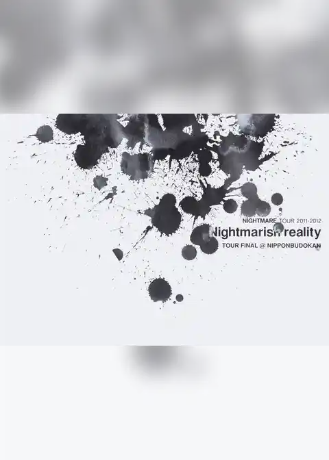 ナイトメア公式ツアーパンフレット 2011　TOUR 2011-2012 Nightmarish reality TOUR FINAL@NIPPONBUDOKAN
