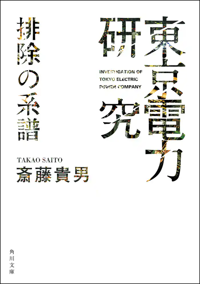 「東京電力」研究　排除の系譜