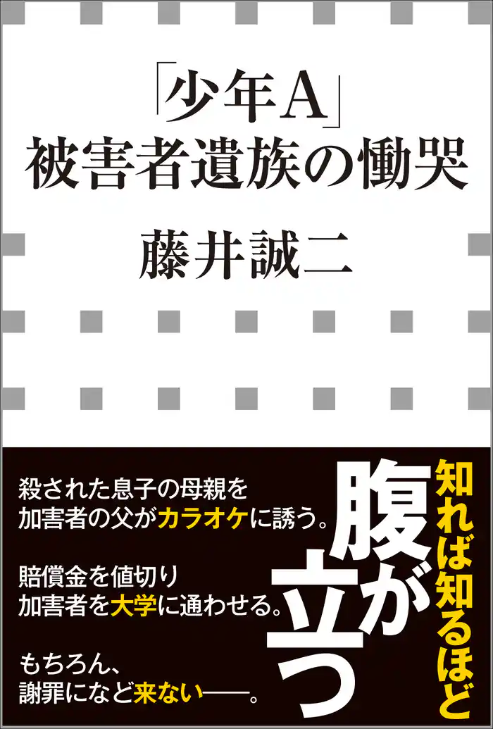 「少年A」被害者遺族の慟哭(小学館新書)
