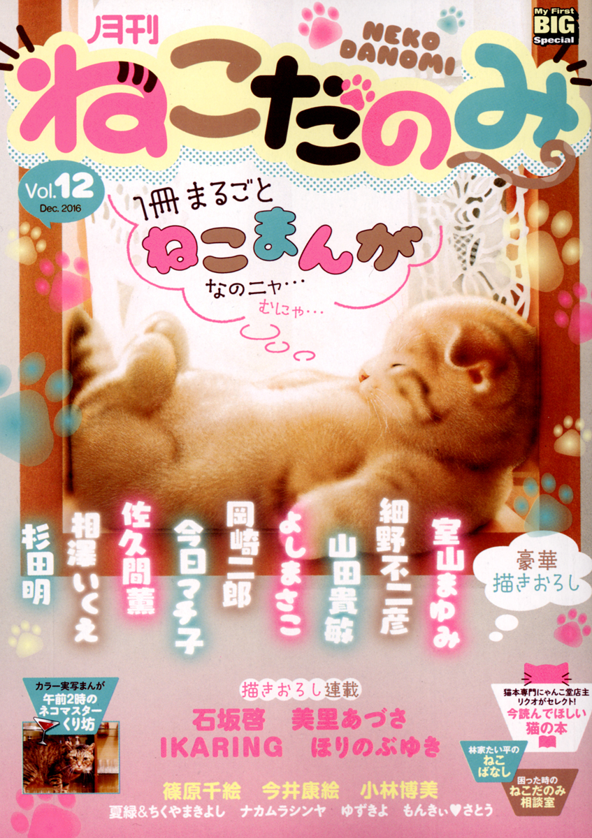 月刊ねこだのみ vol.12（2016年11月25日発売）