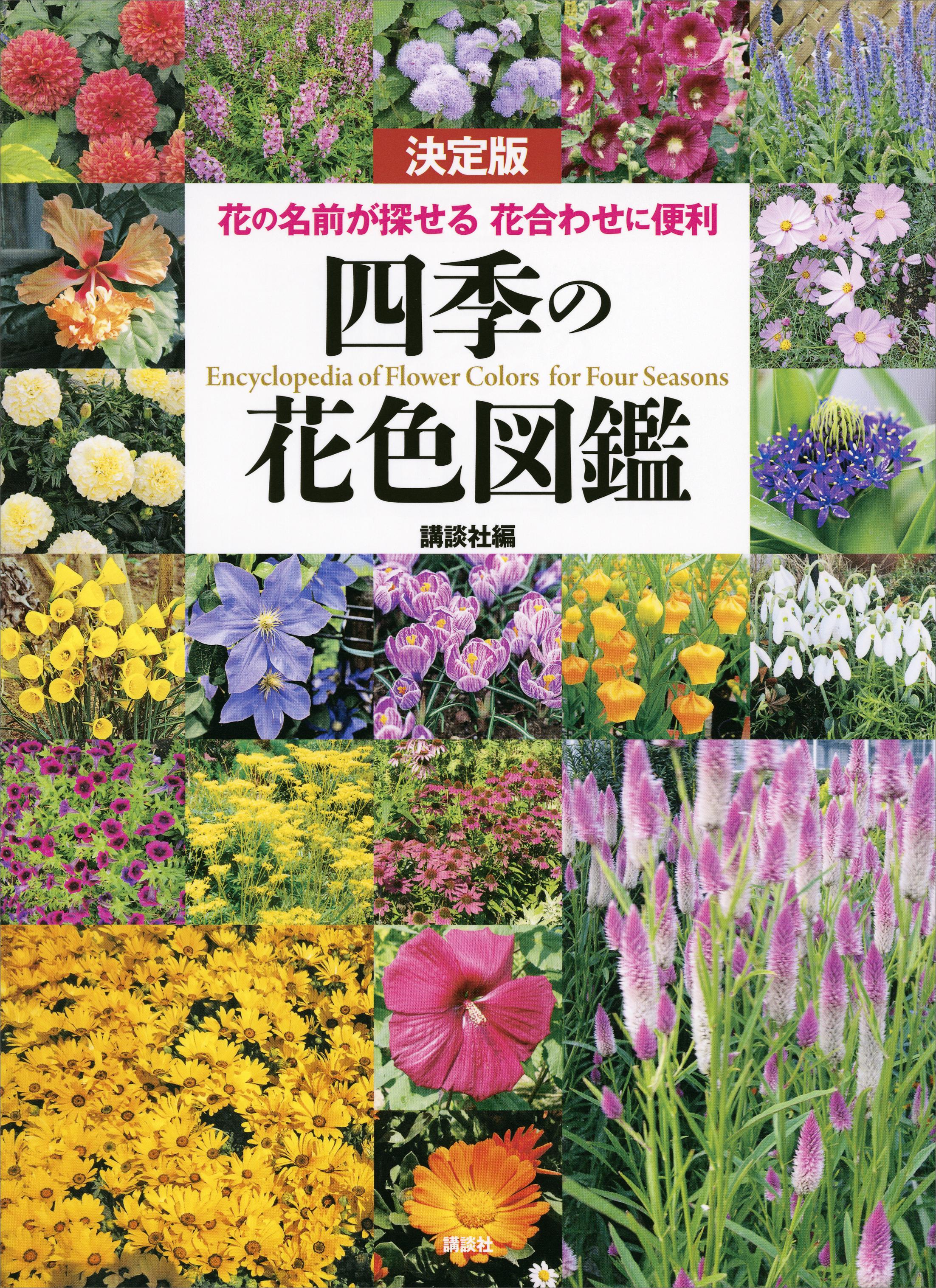決定版　四季の花色図鑑　花の名前が探せる　花合わせに便利