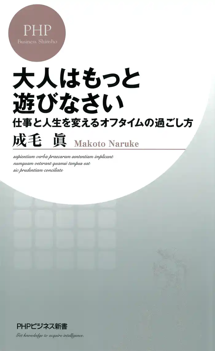大人はもっと遊びなさい　仕事と人生を変えるオフタイムの過ごし方