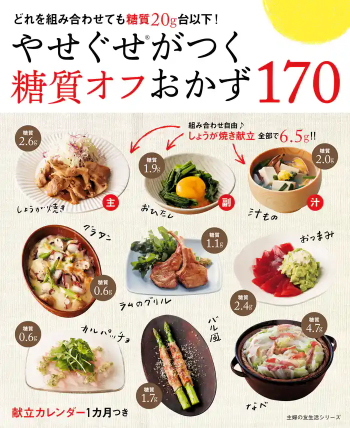 やせぐせがつく糖質オフおかず１７０