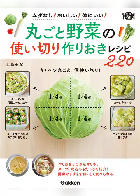 丸ごと野菜の使い切り 作りおきレシピ２２０