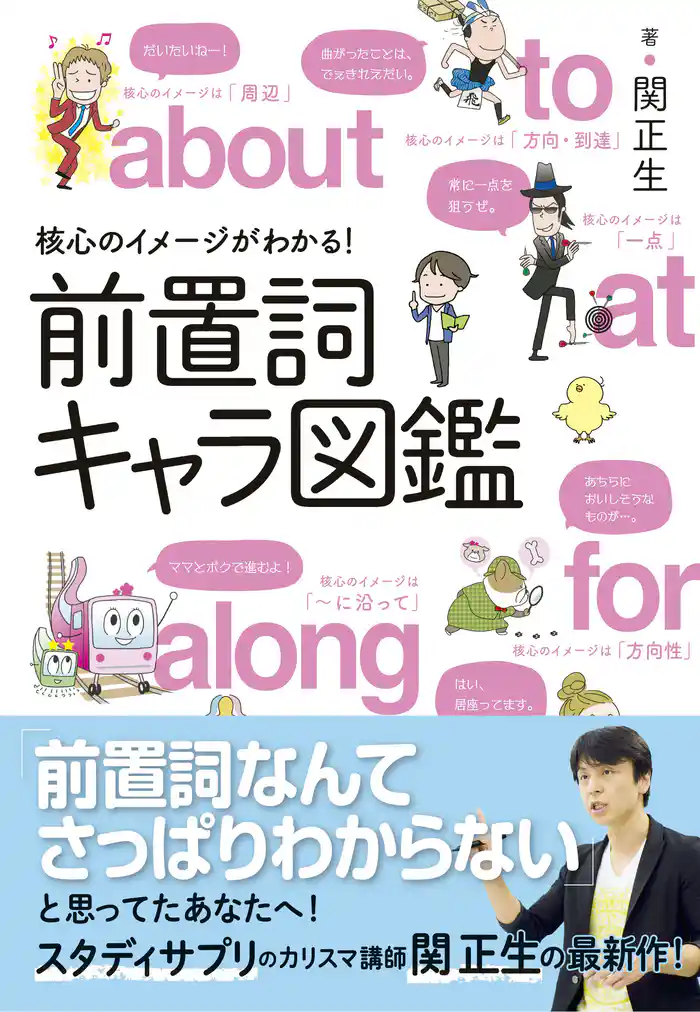 核心のイメージがわかる!前置詞キャラ図鑑