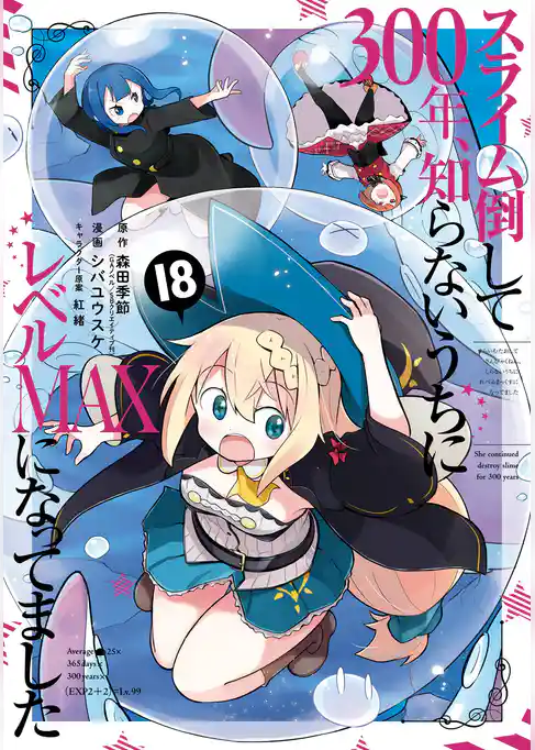 スライム倒して300年、知らないうちにレベルMAXになってました