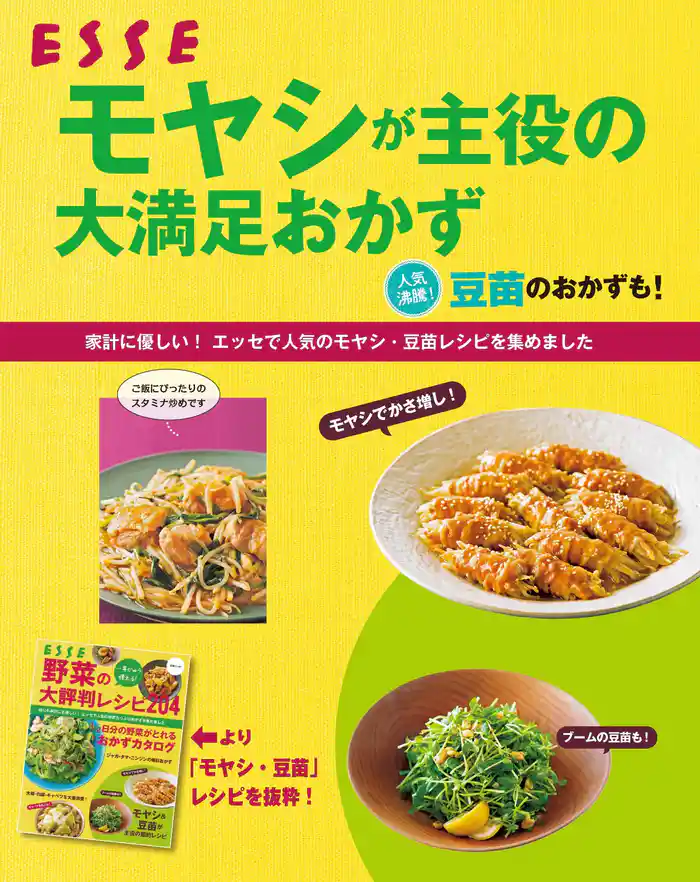 モヤシが主役の大満足おかず