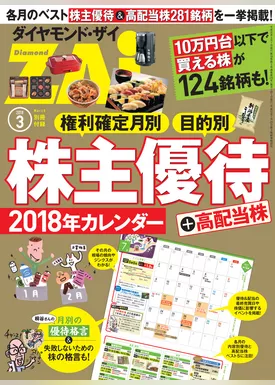 株主優待＋高配当株 2018年カレンダー