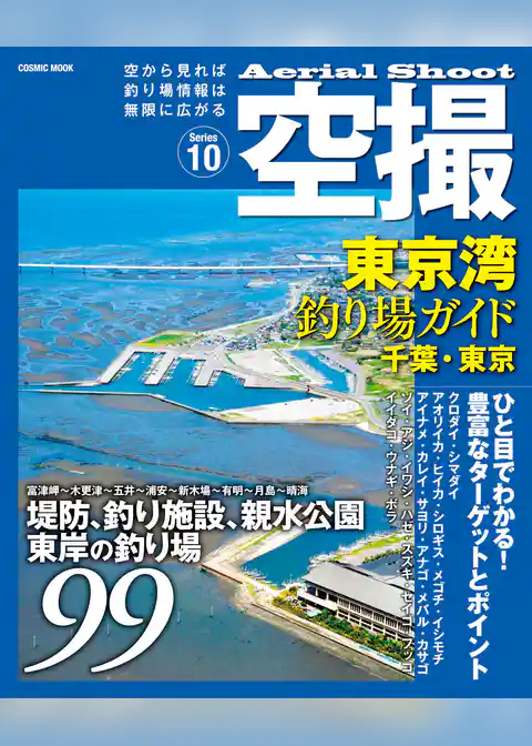 空撮　東京湾釣り場ガイド千葉・東京