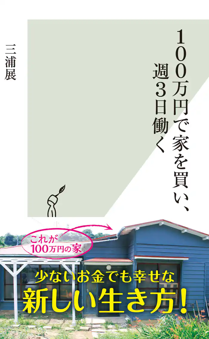 100万円で家を買い、週3日働く