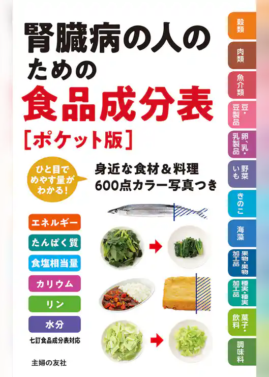 腎臓病の人のための食品成分表［ポケット版］