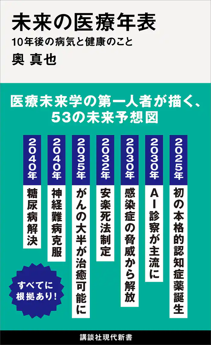 未来の医療年表 10年後の病気と健康のこと