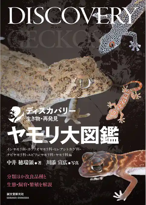 ヤモリ大図鑑：分類ほか改良品種と生態・飼育・繁殖を解説