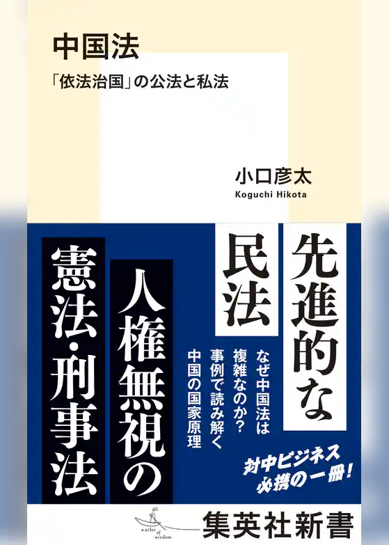 中国法　「依法治国」の公法と私法
