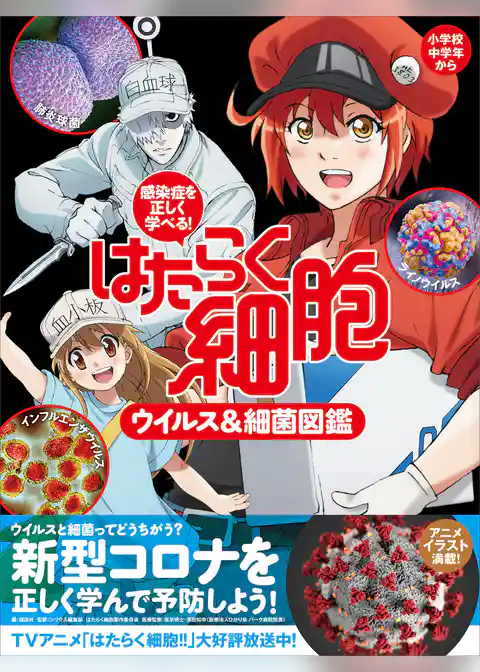 感染症を正しく学べる！　はたらく細胞　ウイルス＆細菌図鑑