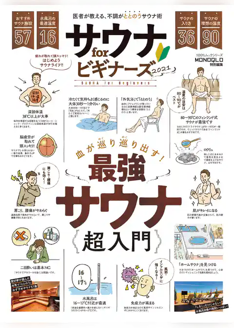 100％ムックシリーズ　サウナ for ビギナーズ2021
