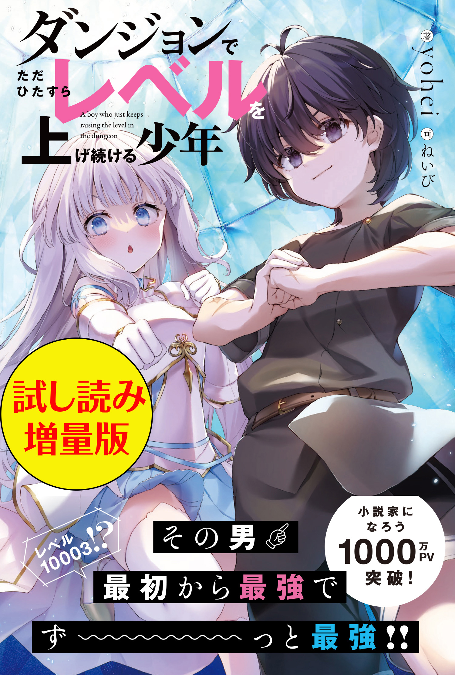 ダンジョンでただひたすらレベルを上げ続ける少年 試し読み増量版 ラノベ 電子書籍 U Next 初回600円分無料
