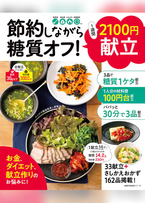 節約しながら糖質オフ！1週間2100円献立