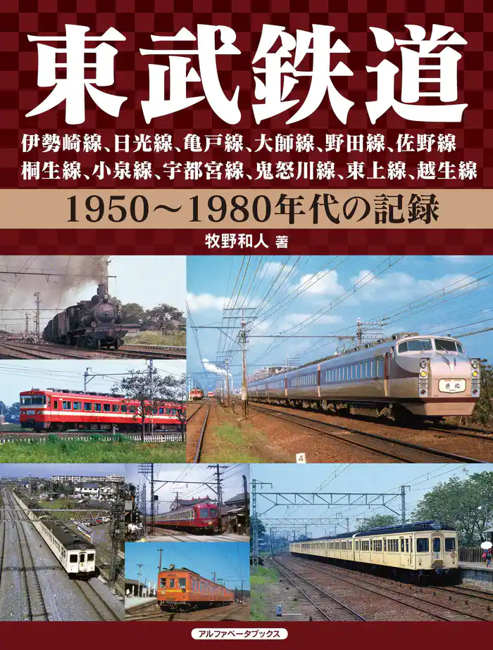 東武鉄道 伊勢崎線、日光線、亀戸線、大師線、野田線、佐野線、桐生線、小泉線、宇都宮線、鬼怒川線、東上線、越生線
