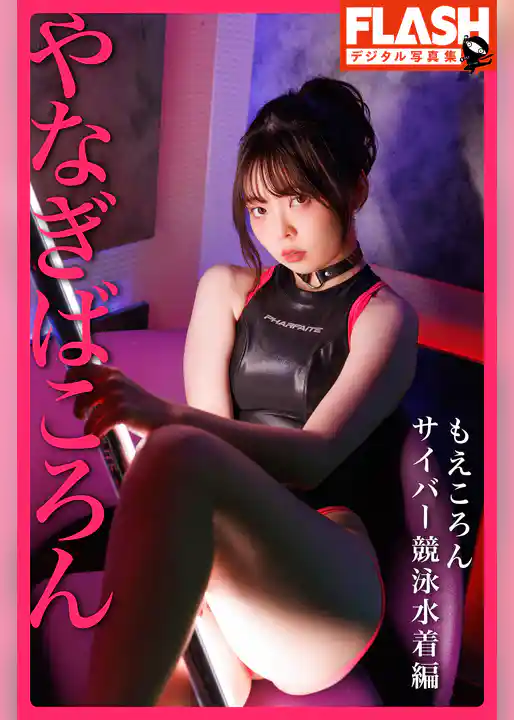 FLASHデジタル写真集　やなぎばころん　もえころん　サイバー競泳水着編