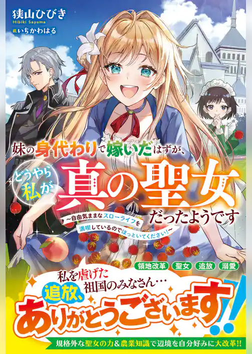 妹の身代わりで嫁いだはずが、どうやら私が真の聖女だったようです～自由気ままなスローライフを満喫しているのでほっといてください！～