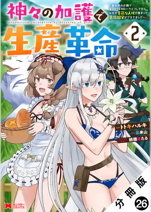神々の加護で生産革命～異世界の片隅でまったりスローライフしてたら、なぜか多彩な人材が集まって最強国家ができてました～（コミック） 分冊版