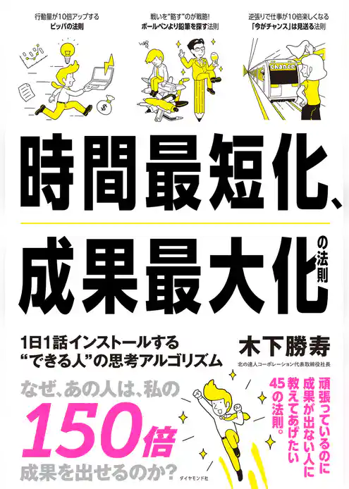 時間最短化、成果最大化の法則