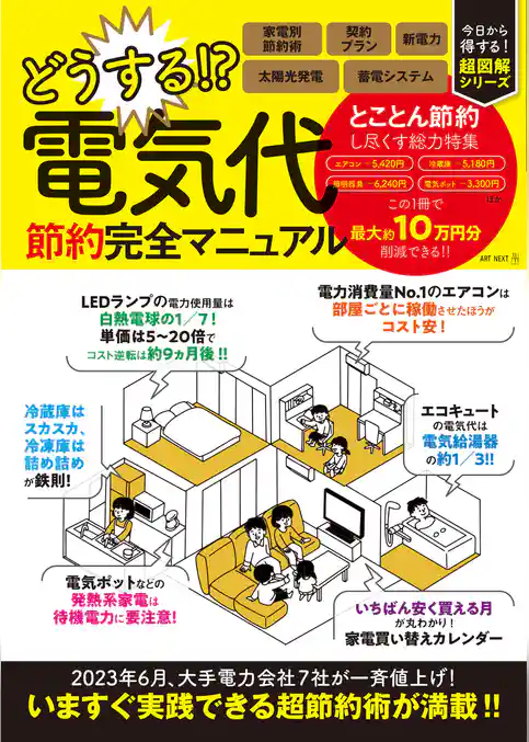 どうする！？ 電気代　節約完全マニュアル