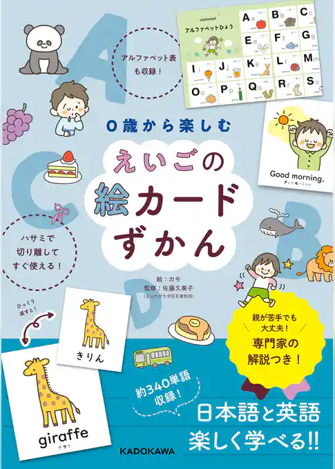 0歳から楽しむ　えいごの絵カードずかん