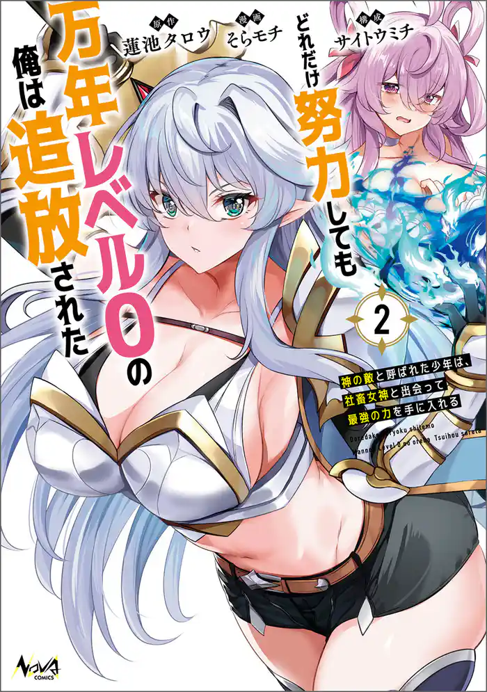 どれだけ努力しても万年レベル0の俺は追放された~神の敵と呼ばれた少年は、社畜女神と出会って最強の力を手に入れる~(ノヴァコミックス)2