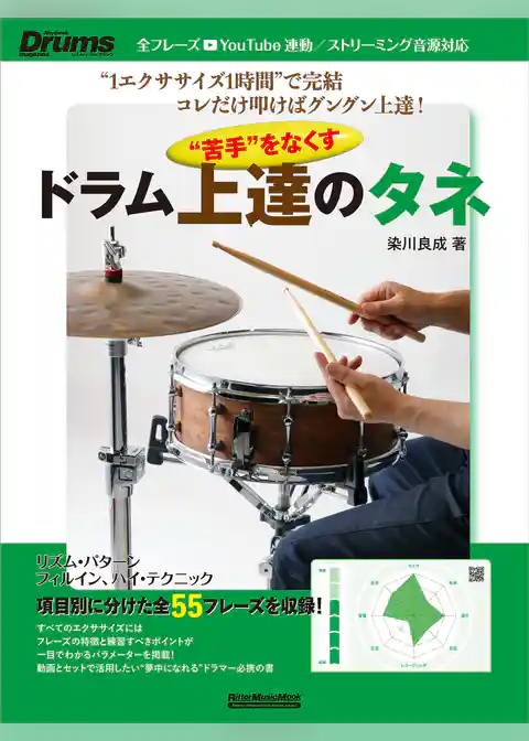 ”苦手”をなくす ドラム上達のタネ　短時間／反復練習でグングンうまくなる！
