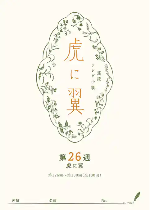 ＮＨＫ連続テレビ小説「虎に翼」シナリオ集