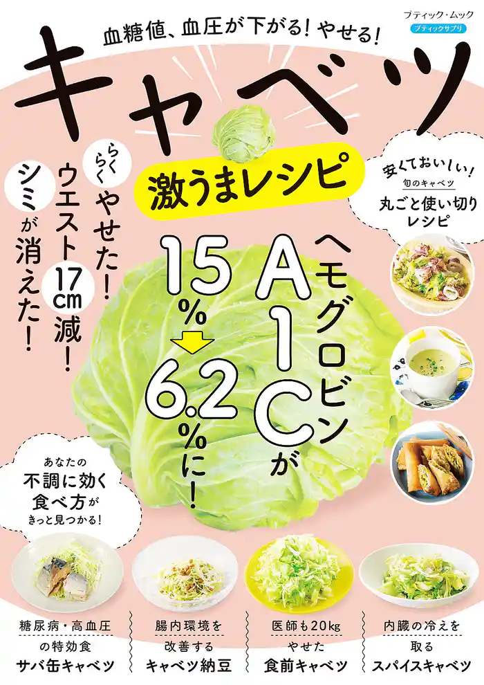 血糖値、血圧が下がる!やせる!キャベツ激うまレシピ