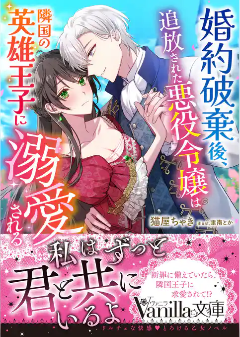 婚約破棄後、追放された悪役令嬢は隣国の英雄王子に溺愛される