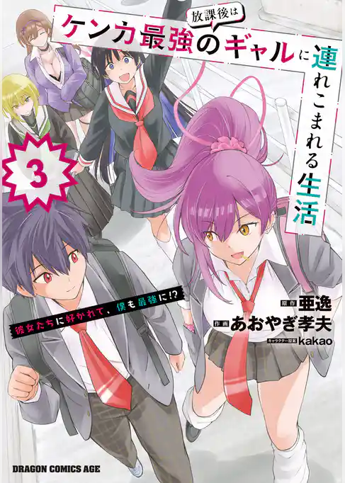放課後はケンカ最強のギャルに連れこまれる生活　彼女たちに好かれて、僕も最強に！？