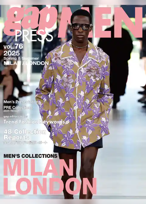 2025 S/S gap PRESS MEN vol.76 MILAN / LONDON