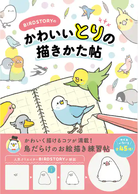 BIRDSTORYの かわいいとりの描きかた帖