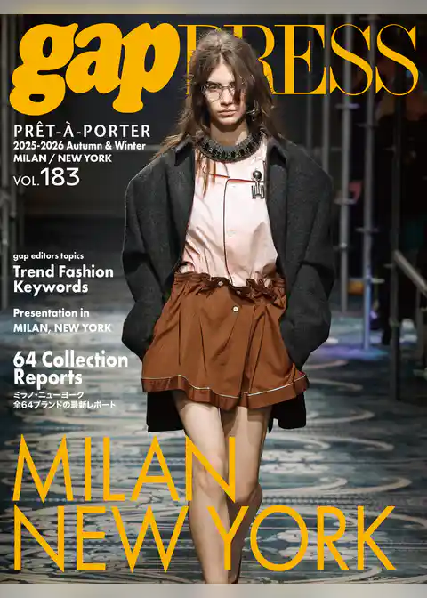 2025-26 A/W gap PRESS vol.183 MILAN / NEW YORK