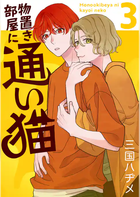 物置き部屋に通い猫